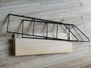 JYSK Półka HEJLSMINDE 3 czarny/naturalny