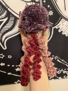 Maskotka Pluszak meduza Amigurumi Handmade