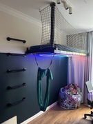 Pokój marzeń dziecka – łóżko wiszące, siatka, huśtawka, LED atresola