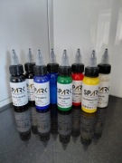 Zestaw Farb do Tatuażu SPARK 8 kolorów, Nowe, Długa Data