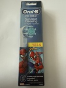 4x Końcówki ORAL-B dla dzieci 4 sztuki Spiderman Oryginalne