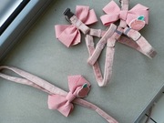 Śliczne szelki ze smyczą M