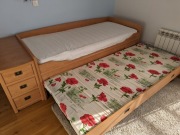 Łóżko Vox Magellan 200x90 podwójne (drugi stelaż) z szafką