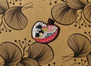 Pin Przypinka metalowy Hokusai Fala Ramen