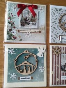 Zestaw kartek ręcznie robionych 