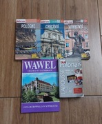 Paka 5 książek o Polsce po Francusku przewodnik mapy Polska Kraków Warszawa