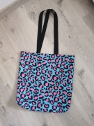 Torba na zakupy shopperka hand made różowe centki