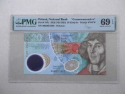 20 zł. 2022 Mikołaj Kopernik  PMG69  EPQ
