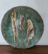 Patera ceramiczna handmade -Kasjumi ceramika 24 cm