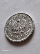 1 złoty 1957 (Najrzadsze)Ładna !!!