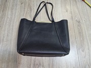 Torby damskie czarna i brązowa. Dwie sztuki.