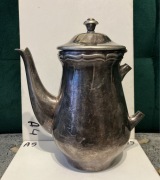 czajnik w srebrze WMF 1900-1918 struś sygnatura