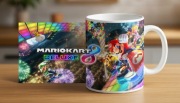 Mario Kart Deluxe 8 gra prezent dla gracza geeka kubek ceramiczny