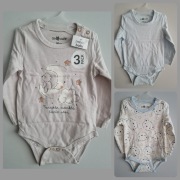 Body niemowlęce 3-pak, rozmiar 80, 9-12 miesięcy, So Cute, Pepco baby