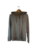 Bluza rozpinana Calvin klein szara z logiem l