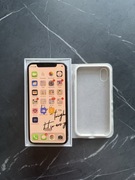 iPhone XS 256 GB srebrny – stan doskonały + akcesoria