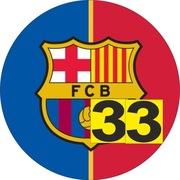 Pan Opłatek na tort - Piłka Nożna FC BARCELONA