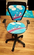 Fotel do biurka krzesło obrotowe dla dziecka NOWYSTYL Ministyle Jednorożec