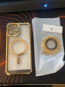 iPhone 16 pro max case etui osłona złoty bezbarwny obudowa