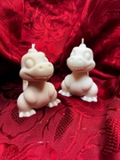 Piękna świeca świeczka uroczy smok, dinozaur