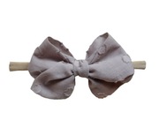 Kokarda plumeti beżowa opaska bezuciskowa 