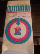 Proszek do prania AUTOMAT E z PRL - 1987 rok - Oryginalny, Pełny!