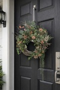 Wianek na drzwi nowoczesny minimalistyczny | całoroczny | handmade | 55 cm