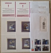 Polska w kosmosie. Fi: 5272 - 5275** Kryptoznaczki + NFT.