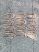 Stara podkowa na szczęście stare podkowy nieużywane tuzin antyk staroc 