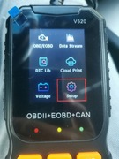 Tester diagnostyczny V520 - OBD2, EOBD, CAN