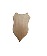 Deska pod poroże kozła, dąb lakierowany,  14x25cm