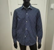 Granatowa koszula w kropki H&M M L