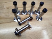 8x Odbojnik ścienny stal nierdzewna wys. 96 mm