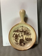 patelnia ceramika vintage francja BRETAGNE talerz