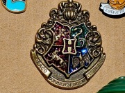 Metalowy Pin Harry Potter, Hogwart, Gryffindor, Slythe, broszka, przypinka.