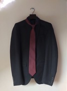 Garnitur Granatowy Recman + krawat