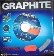 TARCZA DIAMENTOWA GRAPHITE PROM. PROFESJONAL 115