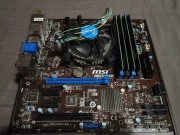 Okazja. Zestaw płyta główna MSI procesor Intel i7 4x3,6 Ghz 32 GB RAM