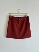Ciemna czerwona ceglasta spódnica spódniczka mini Sinsay L 40 krótka