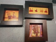 Tryptyk Afryka obrazek malowidło Mikołaj murzynka