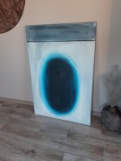 Duży obraz 80/120 cm. Warszawa.