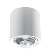 Spot, tuba, kinkiet, okrągły biały KALU, IP20 Sollux Lighting