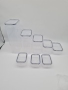 Pojemniki do przechowywania żywności plastikowe na płatki makaron 8szt