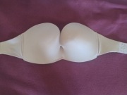 strapless Wonderbra bez ramiączek bardotka usztywniany 65G 30F