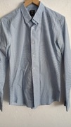 Koszula męska S, New Yorker, błękitna, slim fit