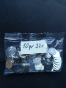Monety 10 gr 100szt 2022r saszetka bankowa