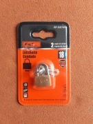 Najmniejsza kłódka 18mm mosiężna