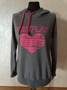 Sportowa bluza z kapturem serce + gratis bluzka krótki rękaw S/36 M/38