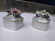 2x Mini szkatułki na biżuterię 