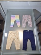 Zestaw 4 szt. Spodenki Dziecięce Markowe Rozmiar 74-80 